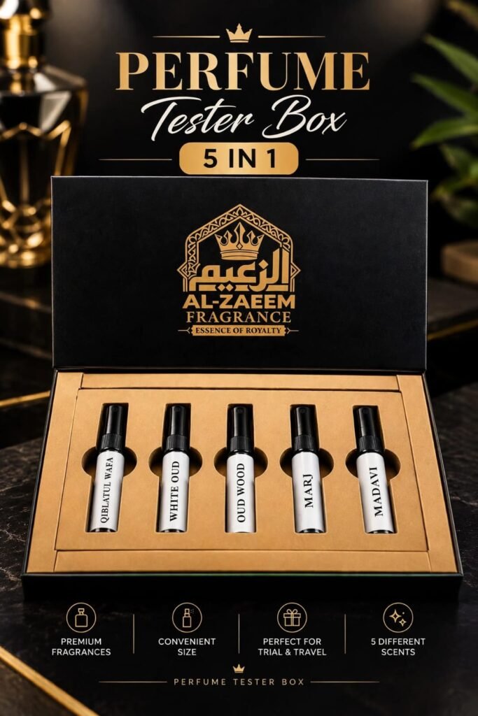 5X5ML ARABIC PERFUMES TESTER GIFT PACK